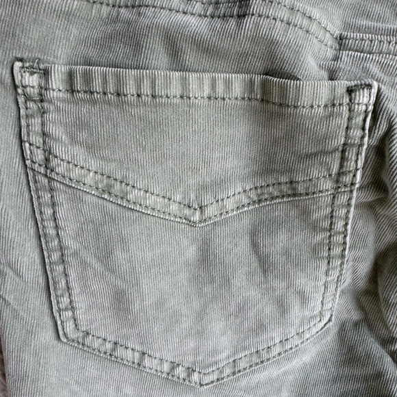 Free People Light Green Corduroy Bell Bottom Pants - Picture 6 of 8